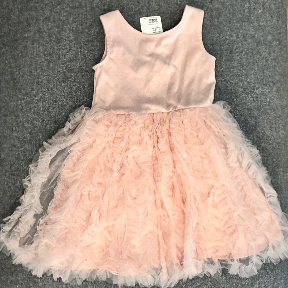 H&M Light Blush Pink Tulle Party Dress